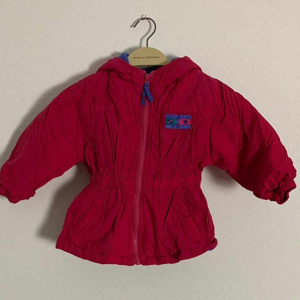 Rothschild Bright Pink Hooded Raincoat